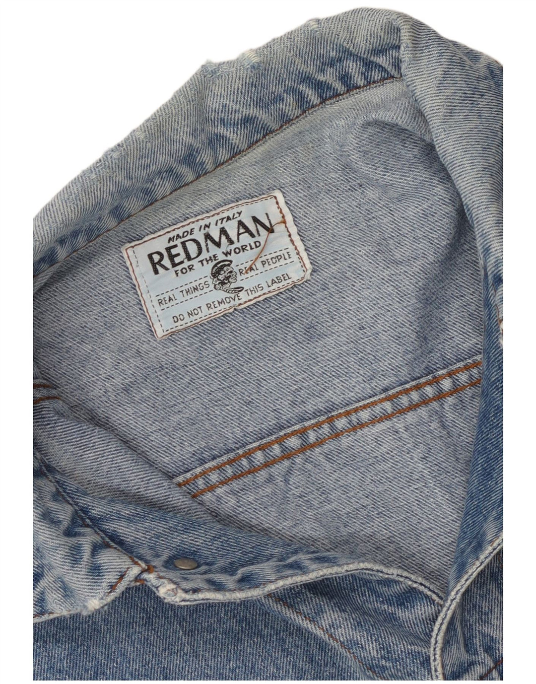 Jachetă de blugi vintage pentru bărbați UK 38 Medium Blue