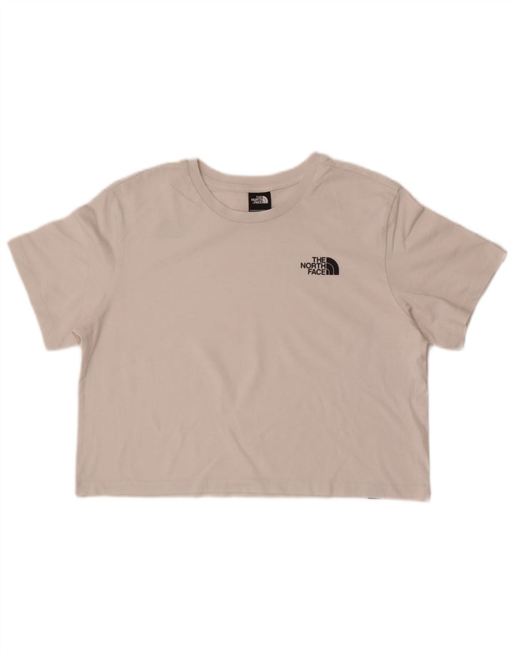 Tricou The North Face pentru femei Crop Top UK 14 Medium White
