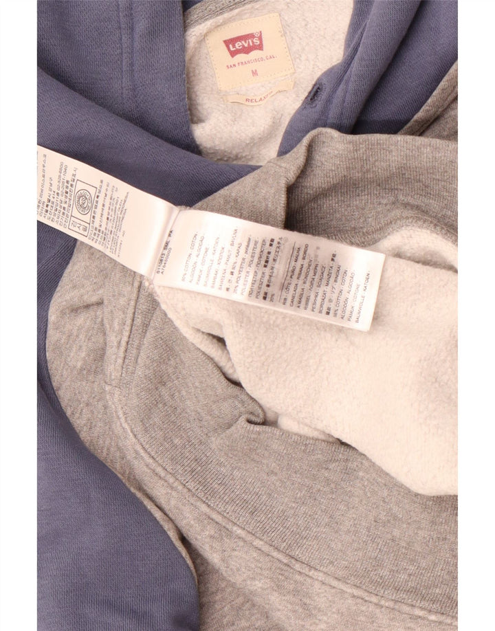 Pulover Levi's pentru bărbați, cu formă relaxată, cu glugă, gri mediu