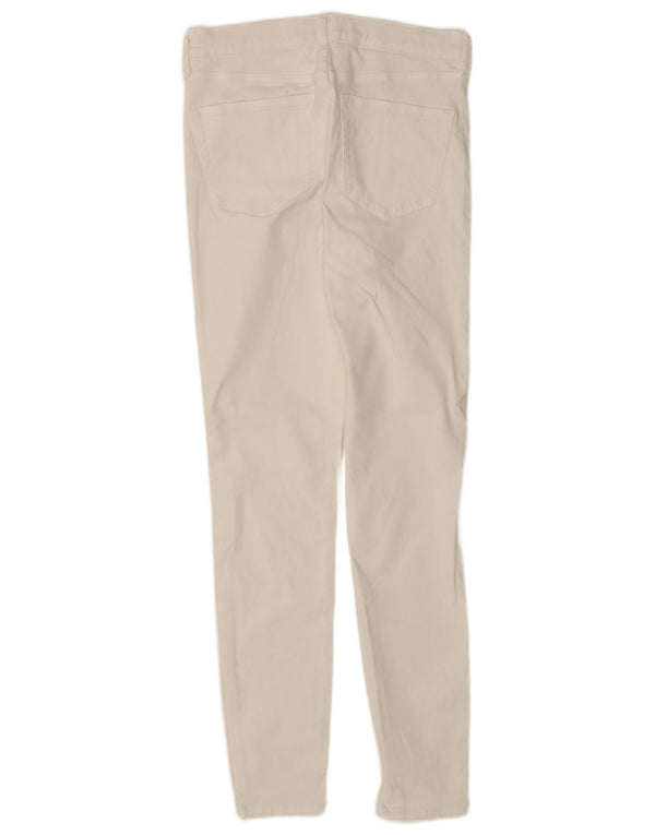 Topshop Blugi Jamie Skinny pentru femei W30 L30, bumbac alb