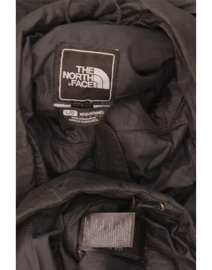 Jachetă Windbreaker pentru bărbați cu glugă The North Face UK 40 Poliamidă neagră mare