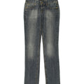 LEVI'S Womens 571 Slim Jeans W28 L34 Grey Cotton Vintage Levi's and Second-Hand Levi's from Messina Hembry 
