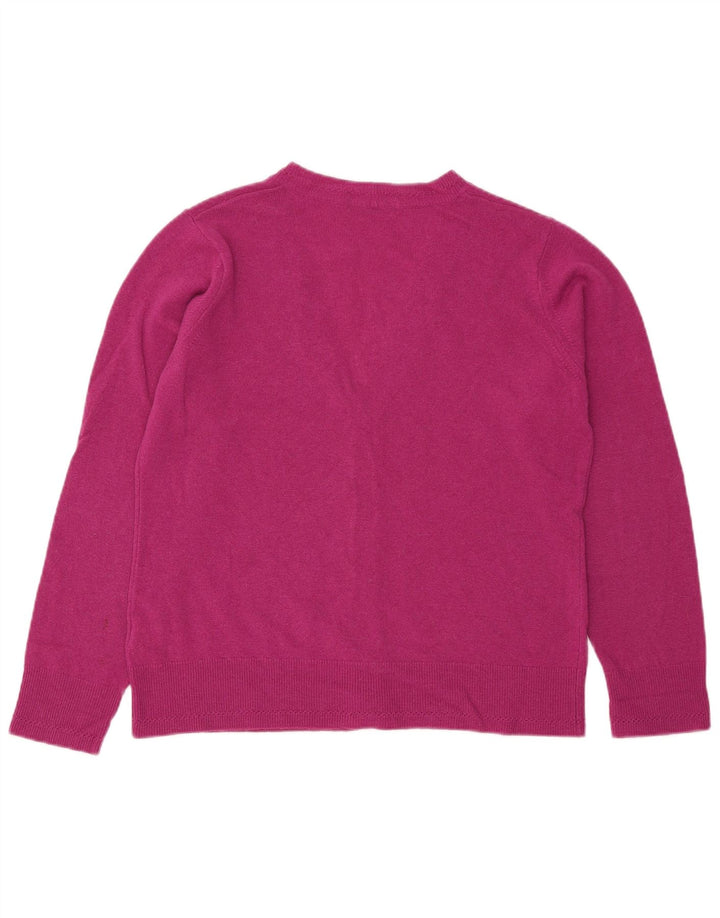 Pulover cardigan pentru femei Marks & Spencer UK 14 Lână mare roz