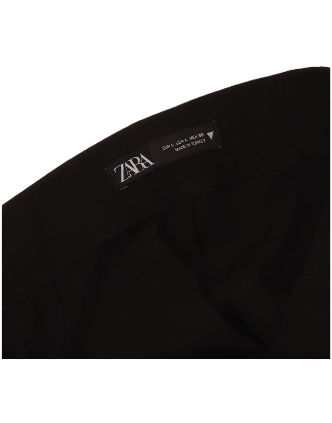 Pantaloni obișnuiți, drepti, obișnuiți, pentru femei Zara, L32 L26 Negri