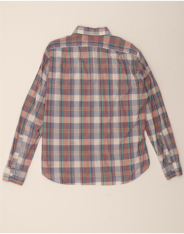 J. CREW Mens Slim Shirt Large Multicoloured Check Cotton Vintage J. Crew and Second-Hand J. Crew from Messina Hembry 