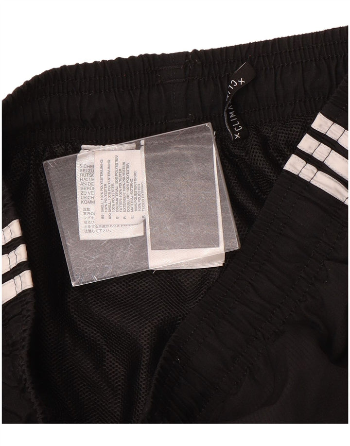 Pantaloni de trening Adidas pentru bărbați, poliester negru mic