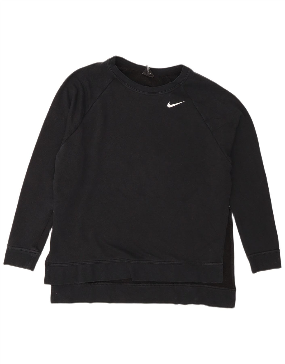 Pulover supradimensionat Nike Dri Fit pentru femei UK 14 Medium Negru