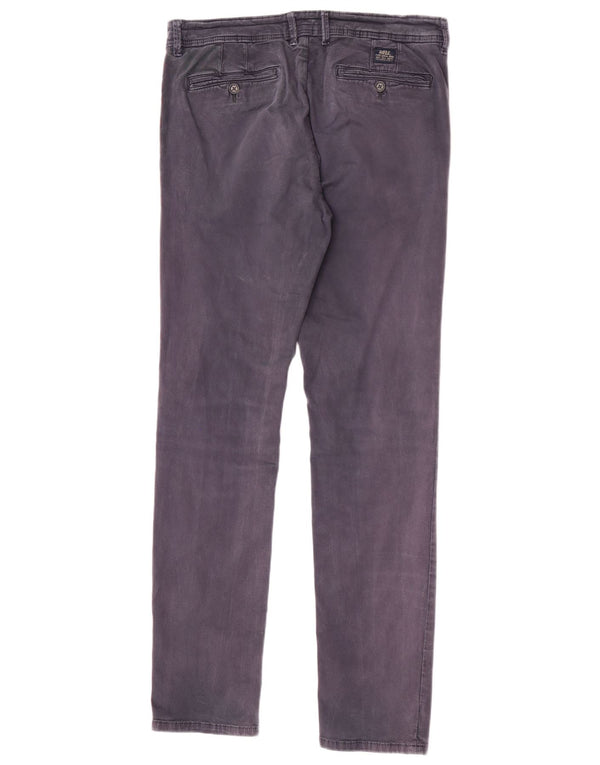 Pantaloni chino slim pentru bărbați Rifle L32 L34 bumbac bleumarin