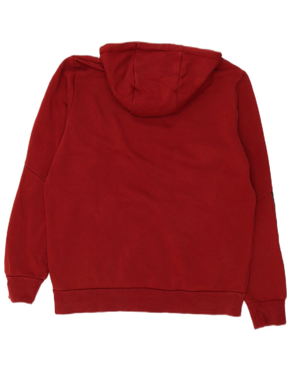 Pulover pentru bărbați Puma Graphic Hoodie Jumper Medium Burgundy Bumbac