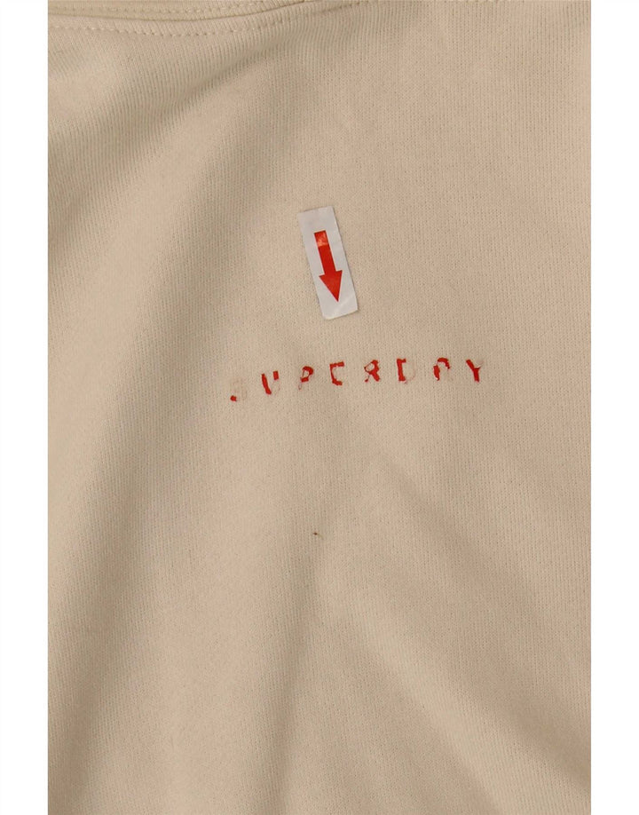 Pulover Superdry pentru bărbați, bumbac, bej mediu