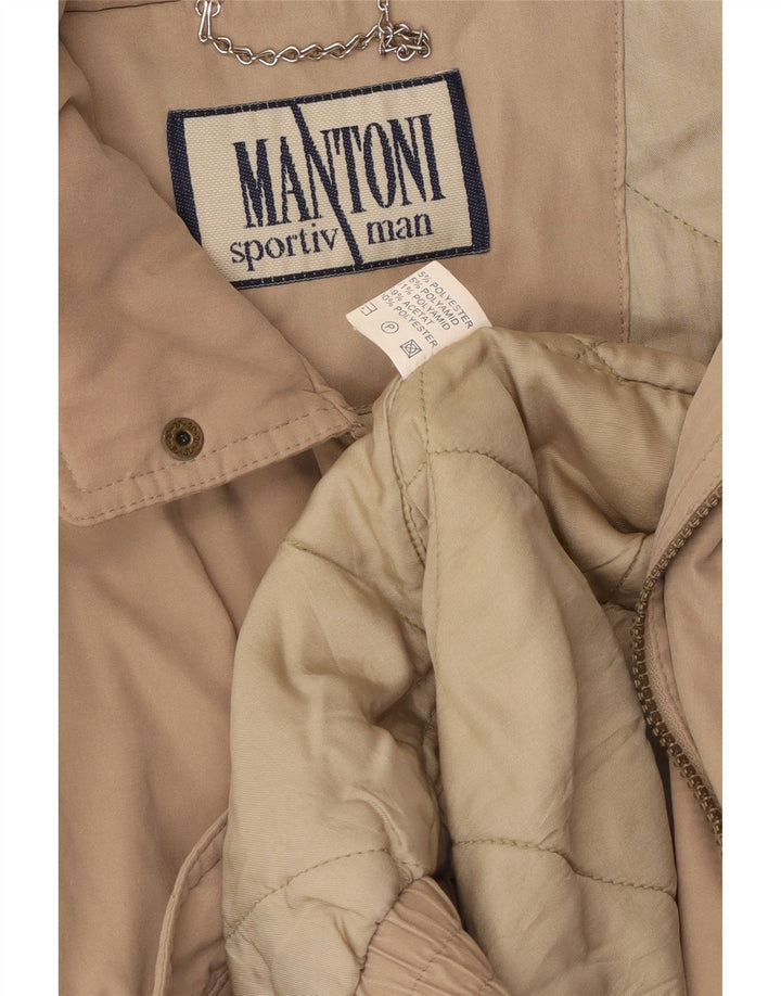 Bomber pentru bărbați MANTONI UK 42 XL poliester bej