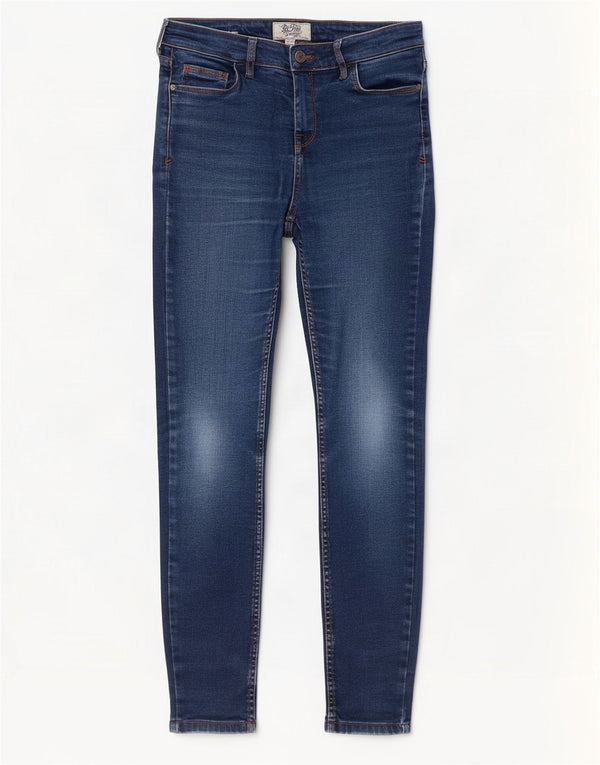 Fat Face Blugi skinny pentru femei UK 12 W32 L29 Blue Bumbac