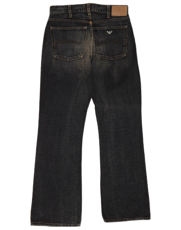 Blugi pentru bărbați Bootcut Armani W31 L31 Bumbac bleumarin