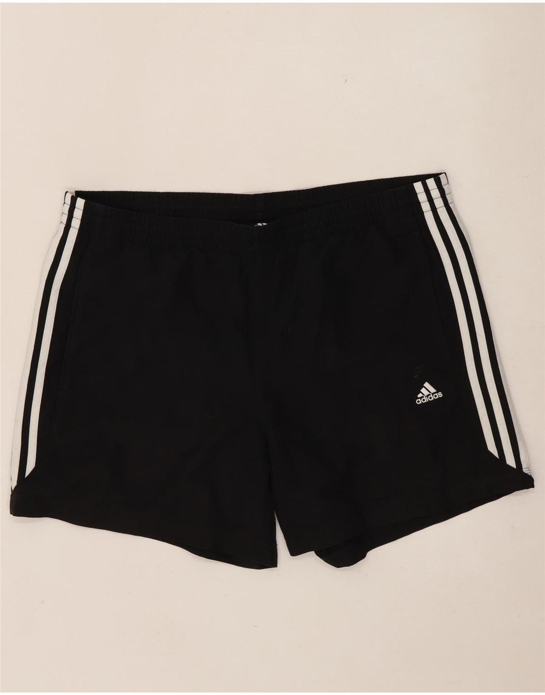 Pantaloni scurți sport pentru bărbați Adidas, mari, negru, poliester