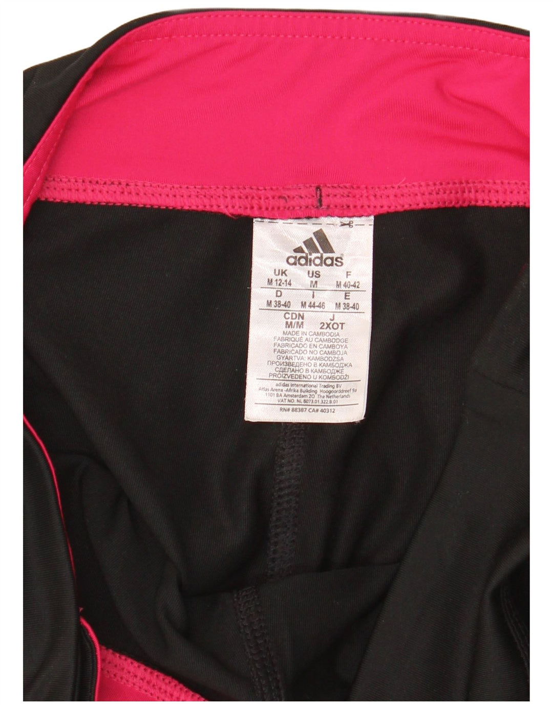 Adidas Climalite Crop Leggings pentru femei UK 12/14 Poliester mediu negru