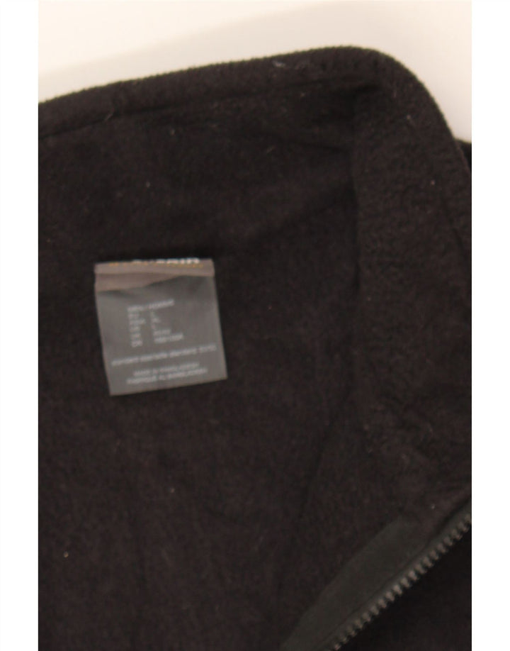 JACK WOLFSKIN Mens Fleece Jacket UK 40/42 Large Black Polyester Vintage Jack Wolfskin and Second-Hand Jack Wolfskin from Messina Hembry 