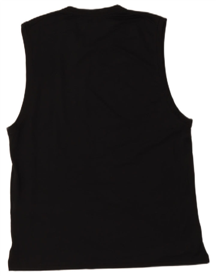 Vesta Nike Dri Fit pentru bărbați, poliester mediu negru