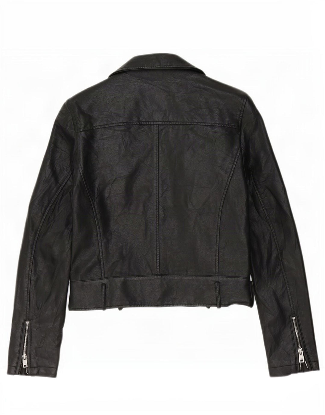 Jachetă motociclist din piele artificială pentru femei Levi's, UK 10, poliuretan mic, negru