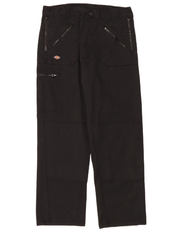 Pantaloni cargo dritti pentru bărbați Dickies W34 L30 poliester negru