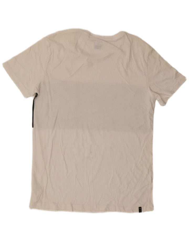 Tricou Rip Curl pentru bărbați, cu ajustare standard, top mediu alb, bumbac color bloc