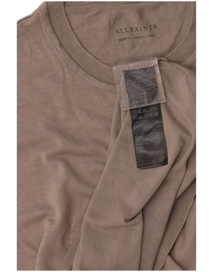 ALL SAINTS Tricou Bărbați Top Bumbac Gri Mediu