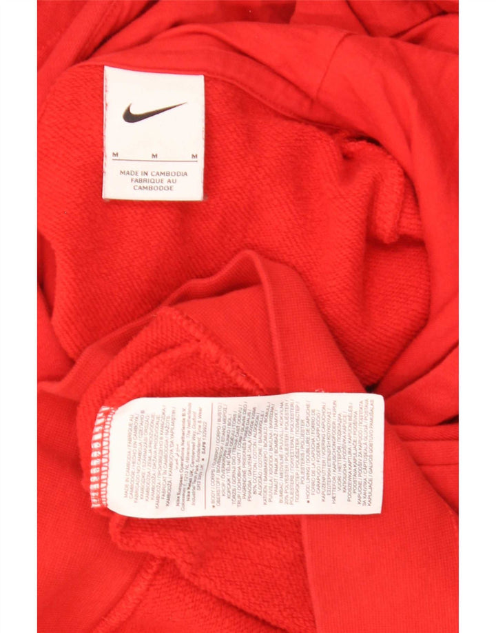 Pulover Nike pentru bărbați, bumbac roșu mediu