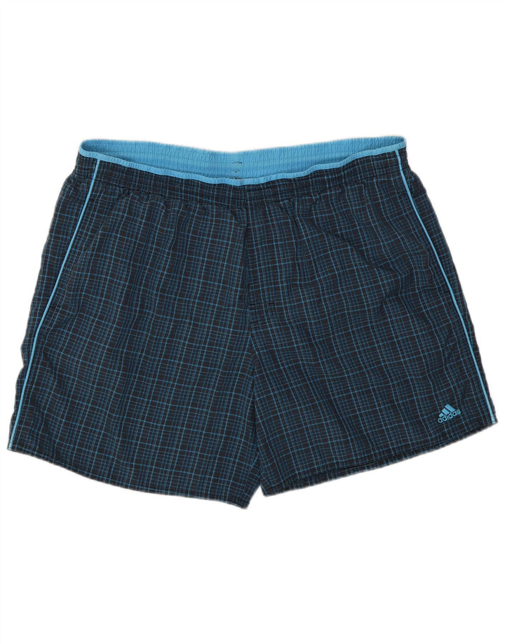 Pantaloni scurți de înot Adidas bărbătesc XL bleumarin din poliamidă Check