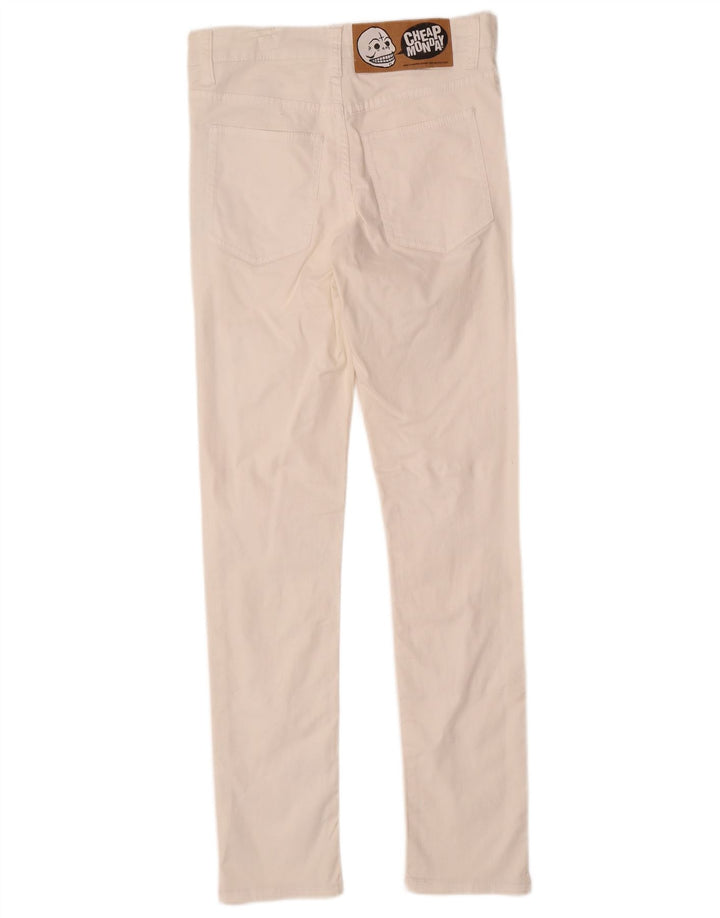 Blugi skinny pentru femei Monday ieftini W29 L31 alb