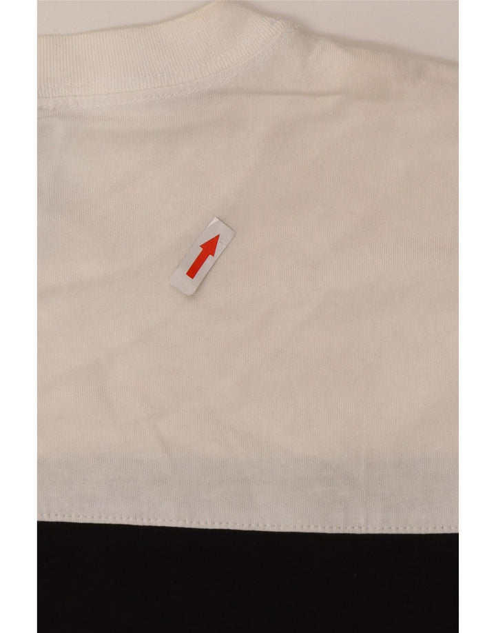 Tricou pentru bărbați Adidas Top Mediu Negru Bumbac Colorblock