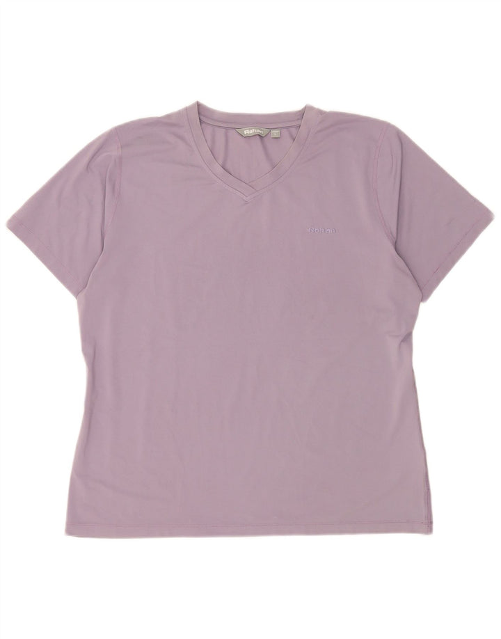 Tricou pentru femei Rohan UK 16 Poliester mare violet