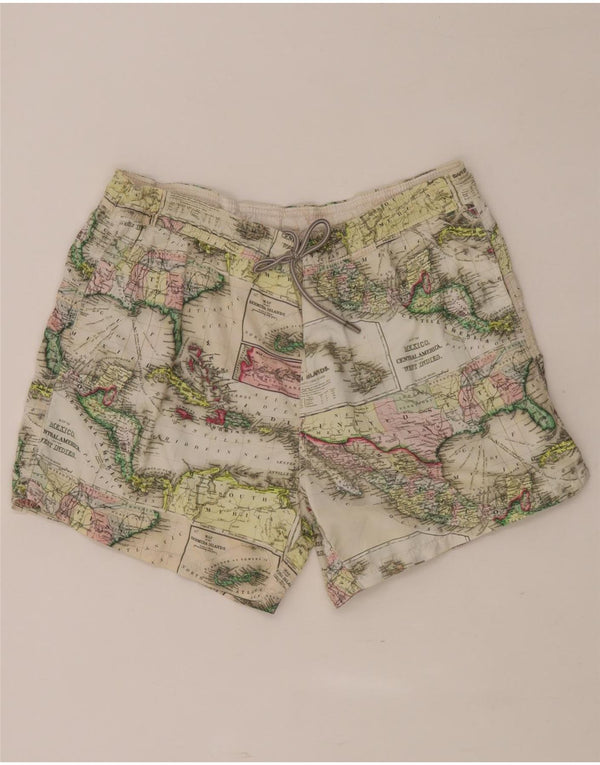 Pantaloni scurți de înot Saint Barth pentru bărbați, cu model abstract, 2XL, multicolor