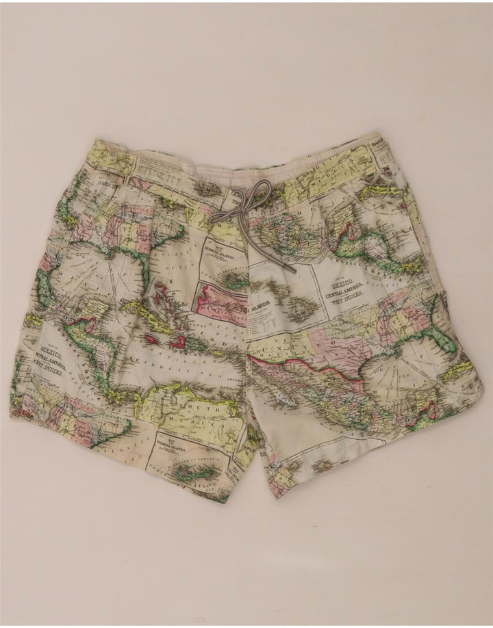 Pantaloni scurți de înot Saint Barth pentru bărbați, cu model abstract, 2XL, multicolor