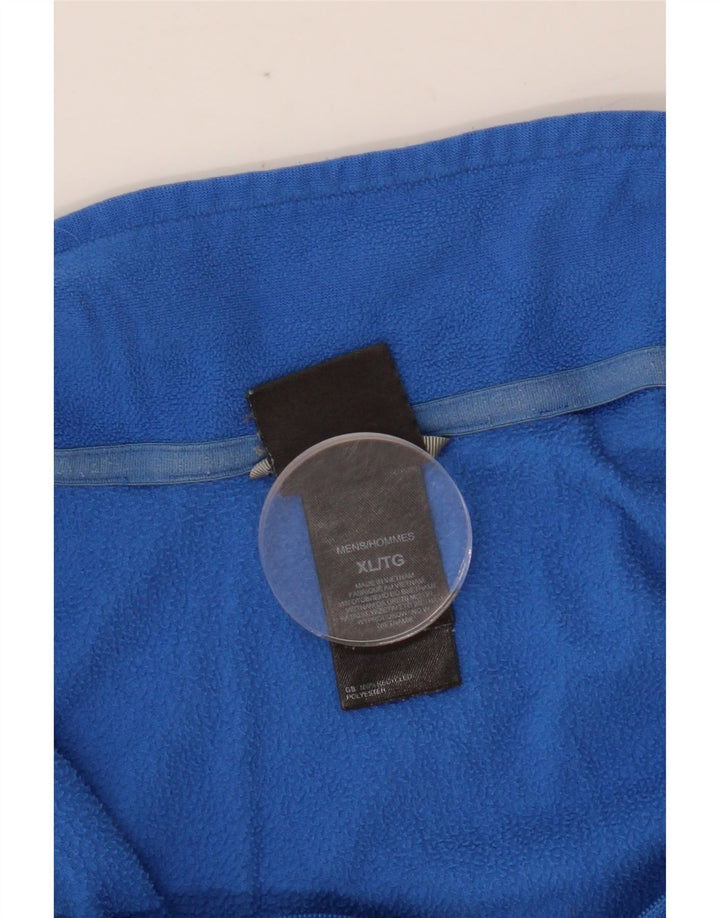 Pulover pentru bărbați THE NORTH FACE, cu fermoar și gât, XL, poliester albastru
