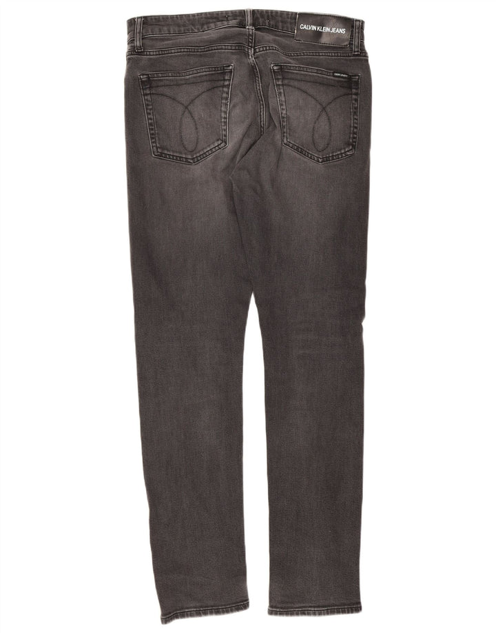 Blugi slim pentru bărbați Calvin Klein W32 L32 bumbac gri