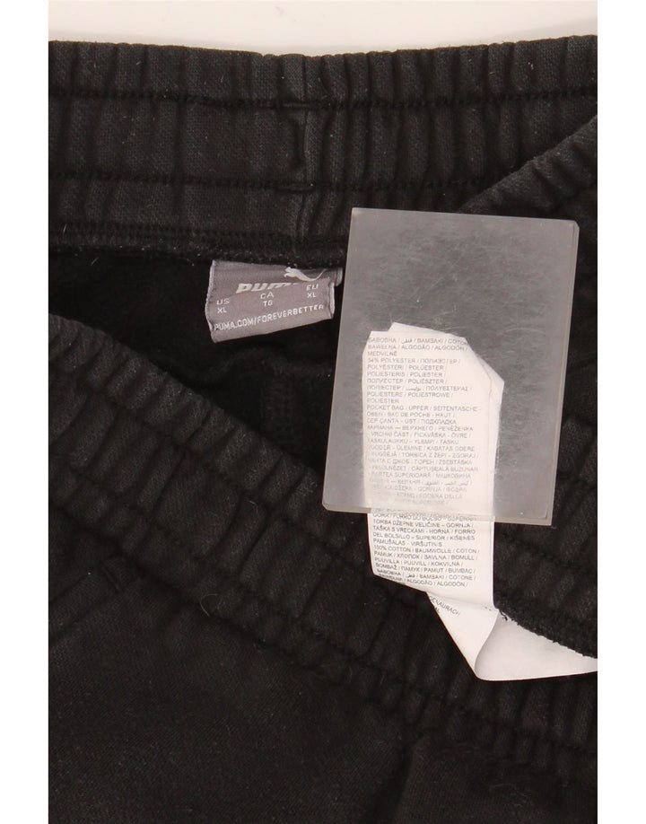 Pantaloni de trening Puma pentru bărbați XL, bumbac negru