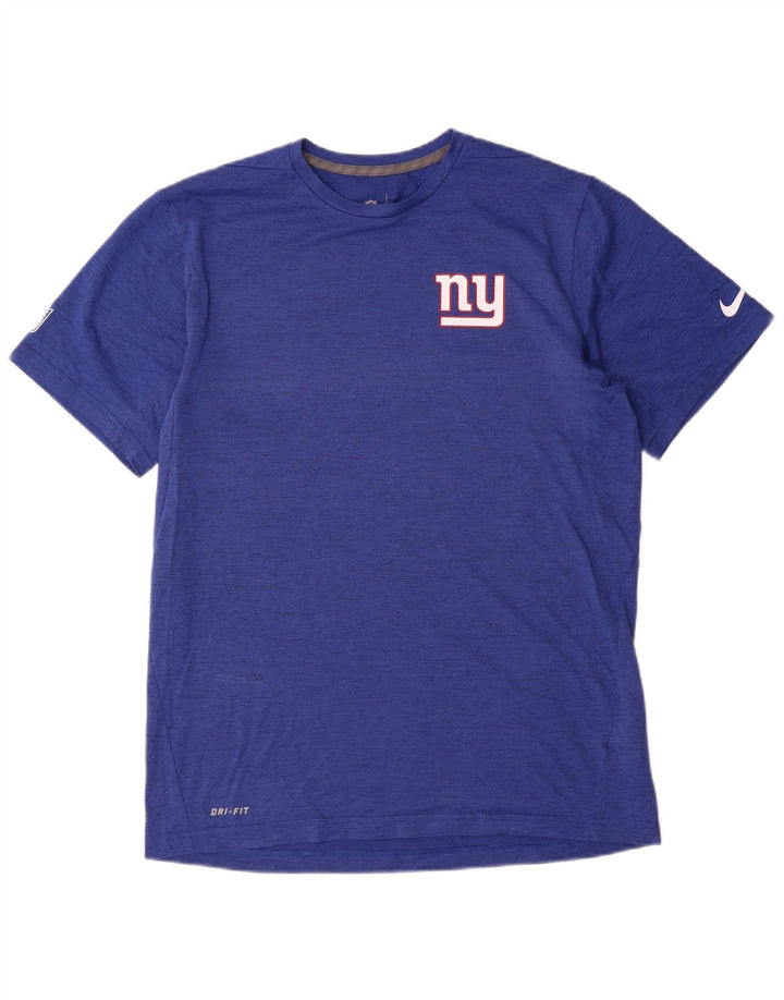 Tricou grafic pentru bărbați NIKE Top Medium Blue Poliester