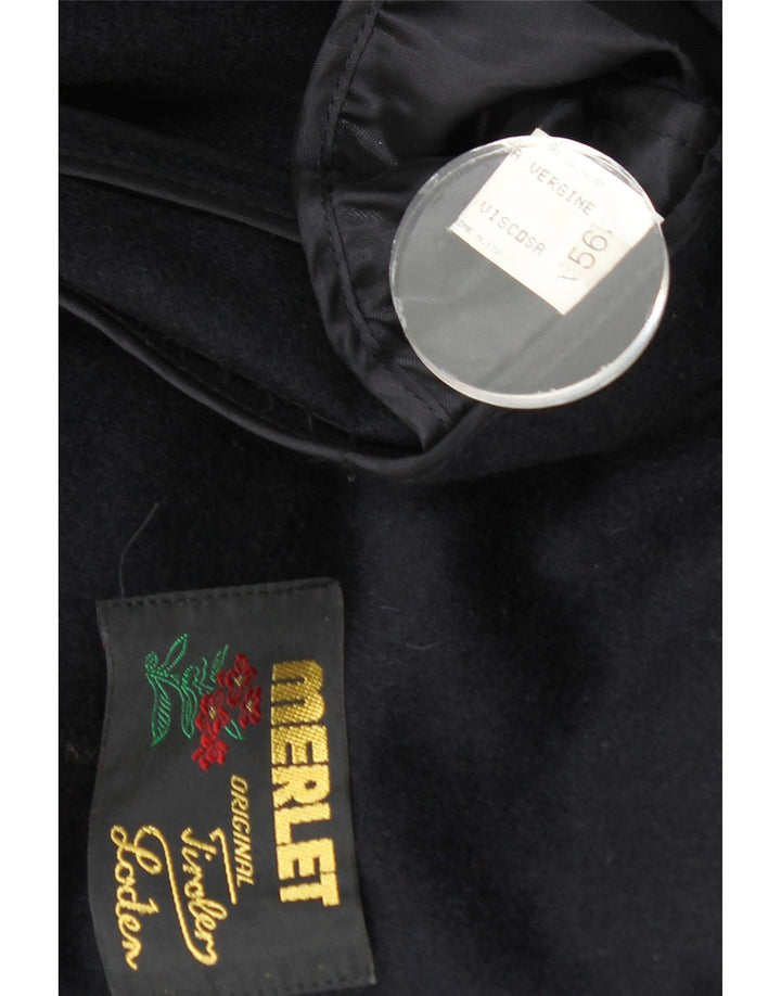 Pardesiu pentru bărbați Merlet IT 56 3XL Lână virgină bleumarin