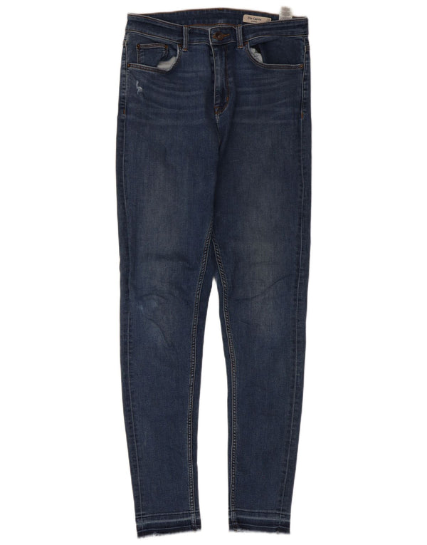 Blugi skinny The Carrie pentru femei Marks & Spencer UK 12 Medium W30 L30 Albastru
