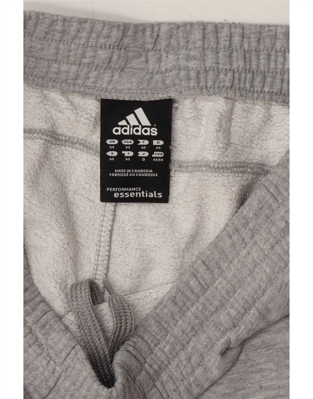 Pantaloni de trening Adidas pentru bărbați Joggeri din bumbac gri mediu