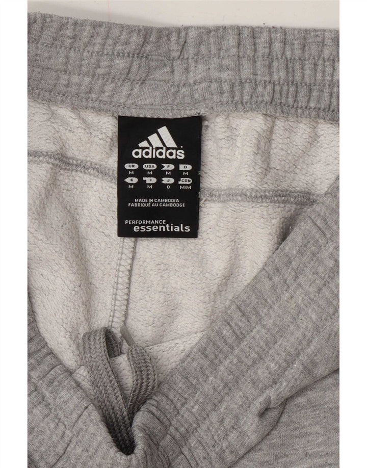 Pantaloni de trening Adidas pentru bărbați Joggeri din bumbac gri mediu
