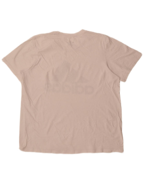Tricou grafic pentru bărbați Adidas Top XL Alb