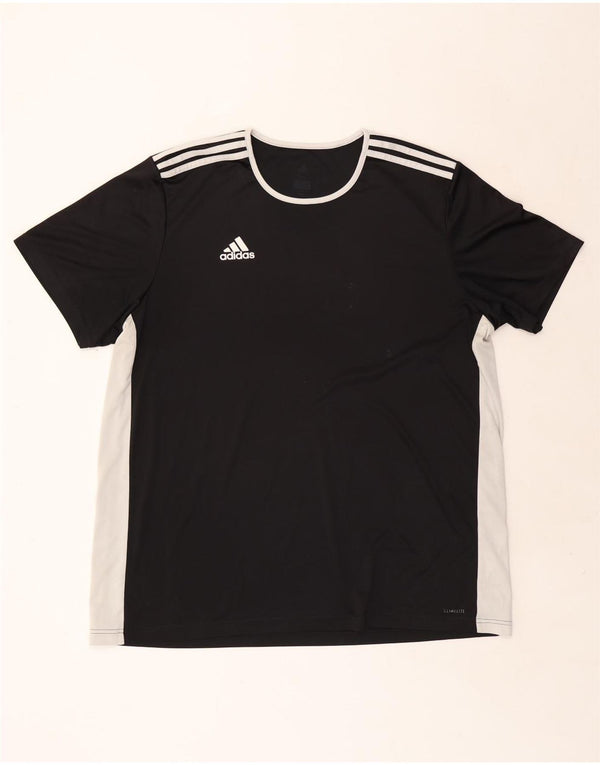 Tricou ADIDAS Climalite pentru bărbați, 2XL, negru, bloc de culoare