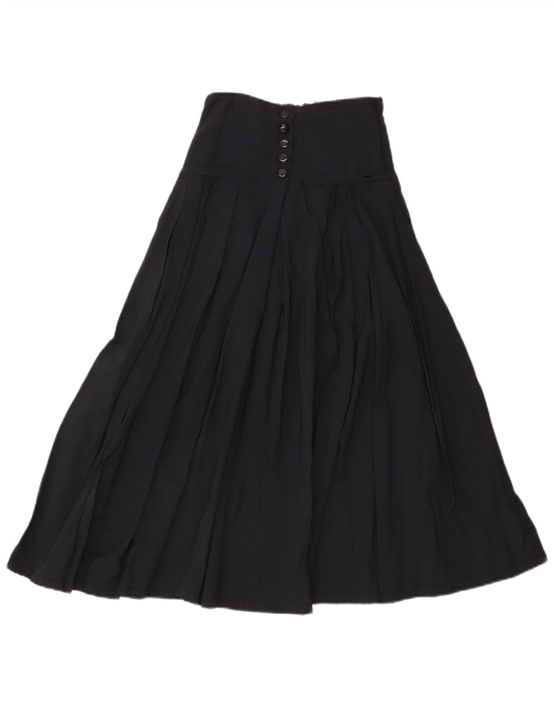 Fusta Maxi plisată Vintage pentru femei W30 Medium Bleumarin