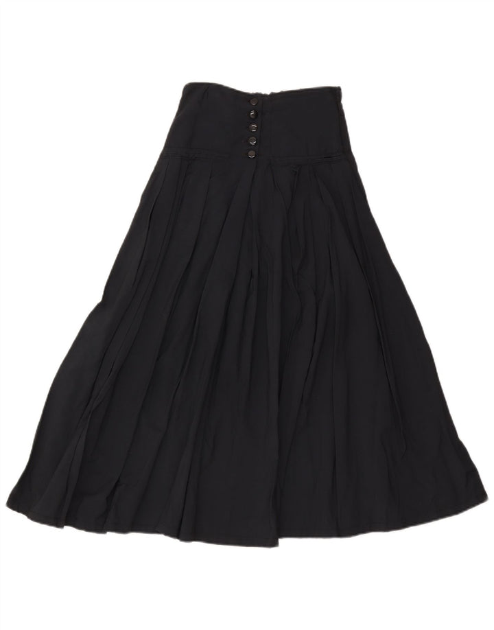 Fusta Maxi plisată Vintage pentru femei W30 Medium Bleumarin