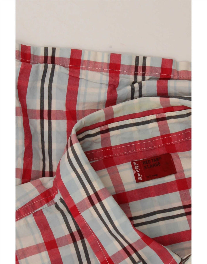 Cămașă cu mânecă scurtă pentru bărbați Levi's, XL, carouri multicolore