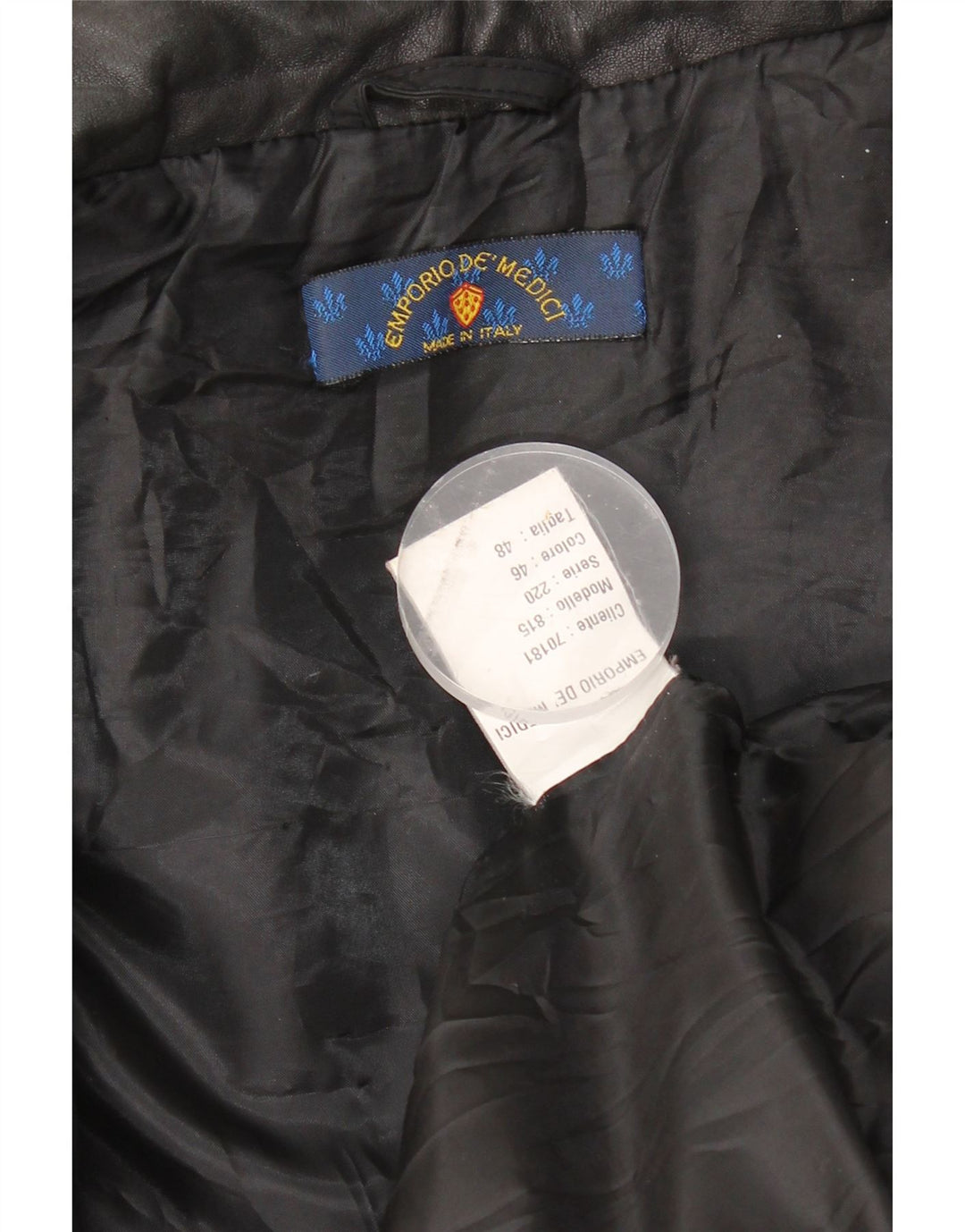 Jachetă vintage pentru femei IT 48 XL poliester negru