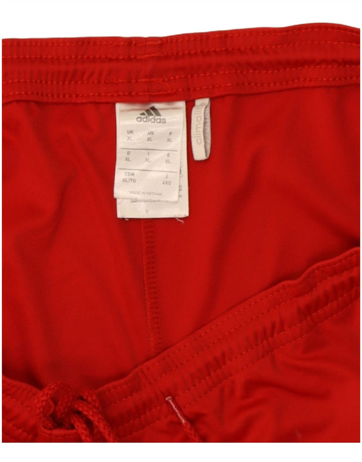 Pantaloni scurți sport pentru bărbați Adidas Climalite XL poliester roșu
