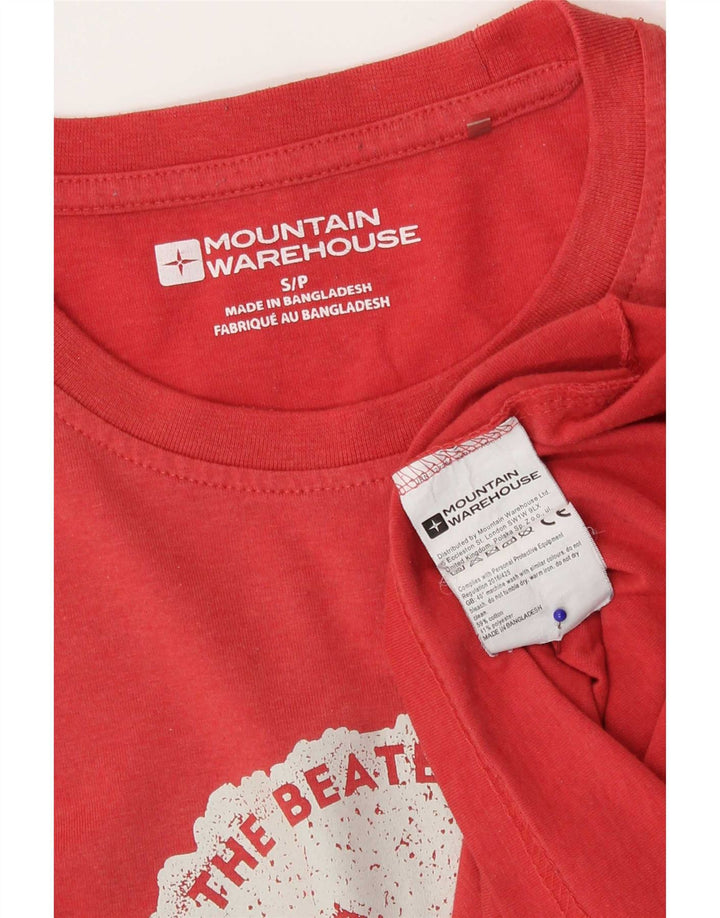 Tricou grafic pentru bărbați Mountain Warehouse Top mic bumbac roșu