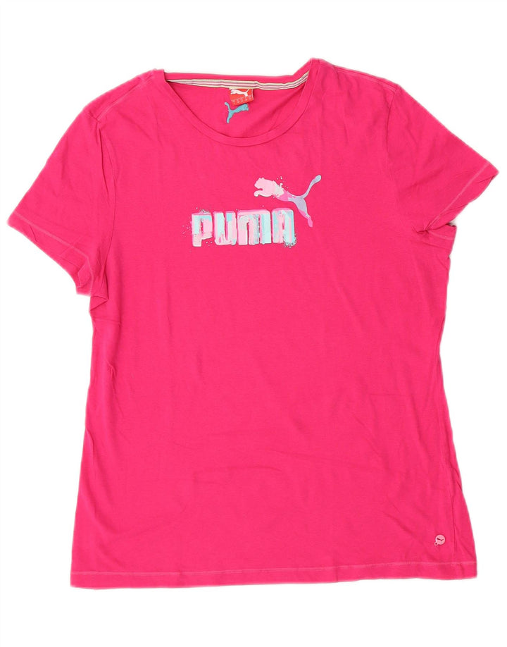 Tricou cu grafic Puma pentru femei Top UK 14 Medium Pink
