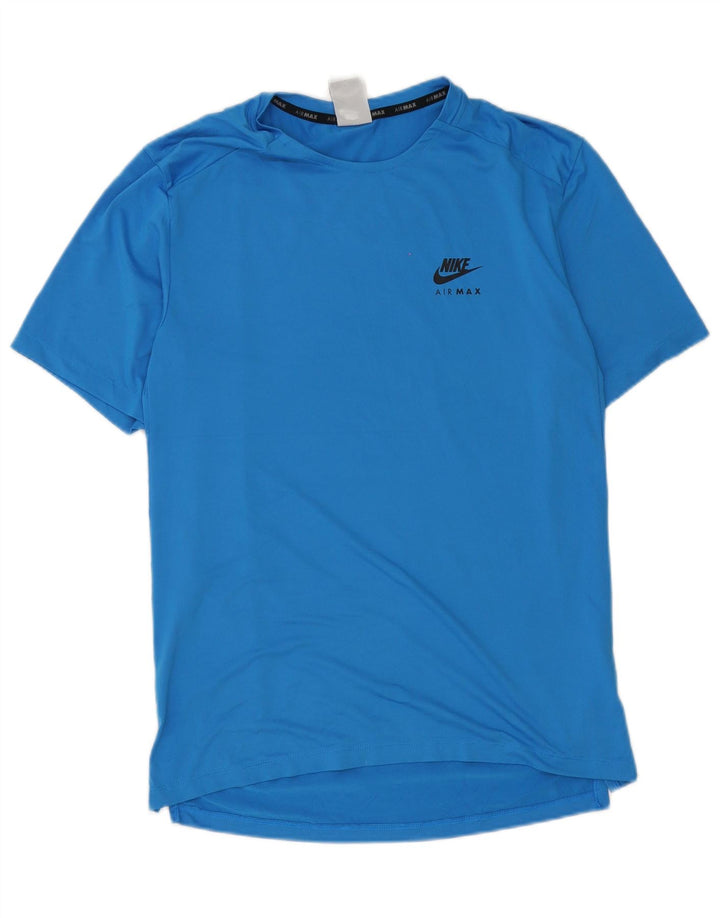 Tricou grafic Nike pentru bărbați Top mic, albastru, poliester